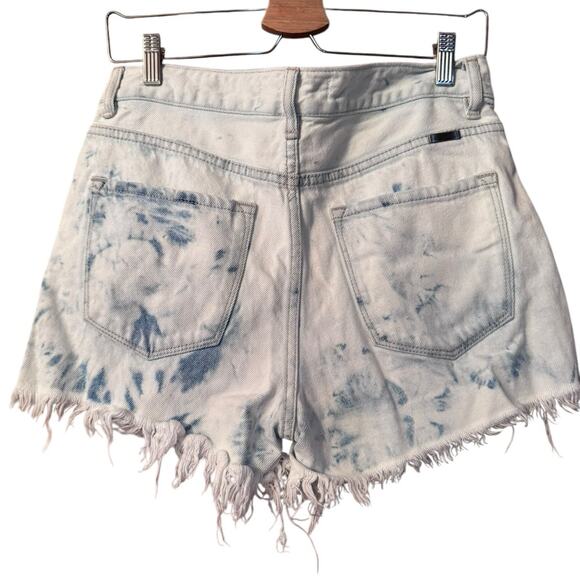 KanCan cutoffs acid wash L (10-12) cut off 90's Y2K - Picture 3 of 6